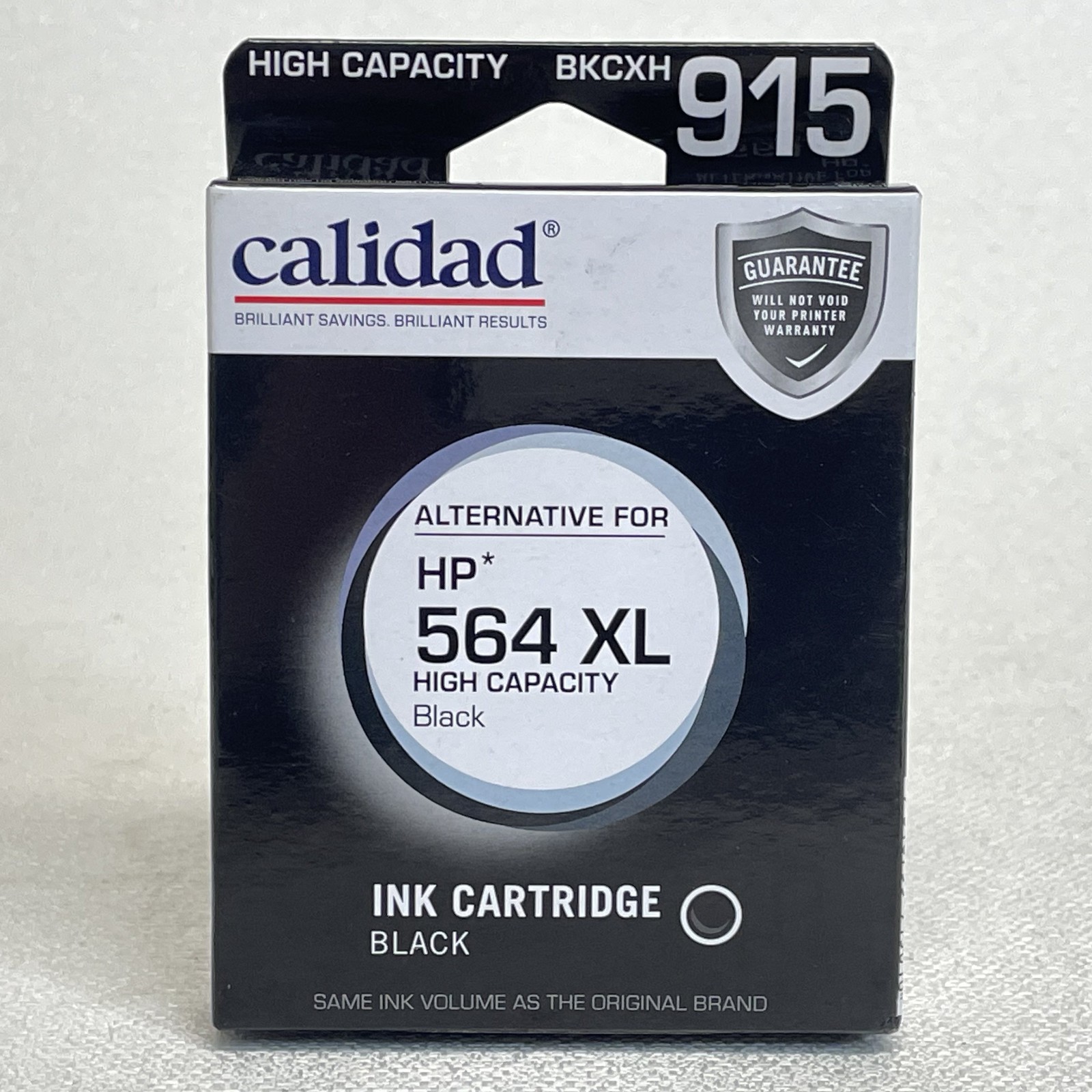 Calidad 915 Ink Cartridge for HP 564 XL - Black - Brand New and Sealed