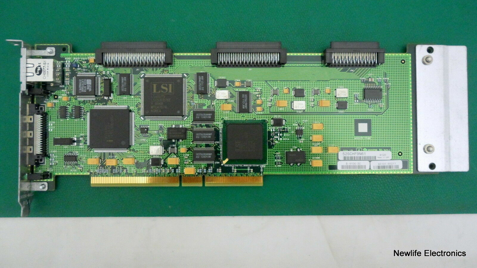 HP A5191-69211 10/100Base-T LAN / 4 port Ultra2 LVD SCSI PC Board A5191-60211