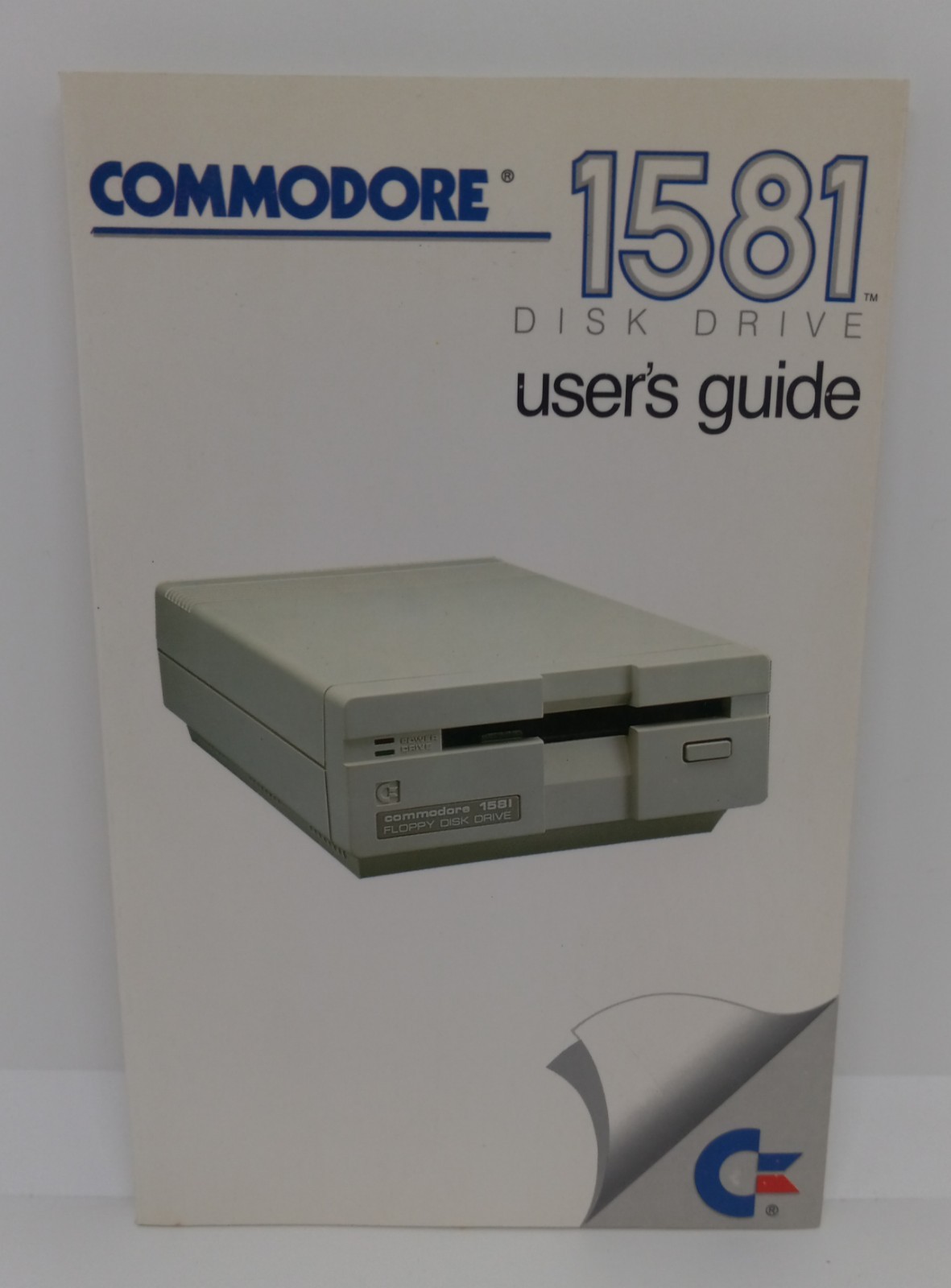 Vintage 1987 Original Commodore 1581 Disk Drive User's Guide * Brand New