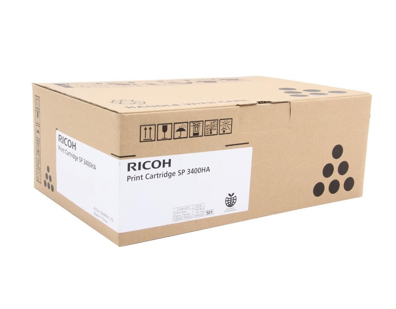 Genuine Ricoh 406465 Brand New Sealed Box Black Toner, We Ship Fast