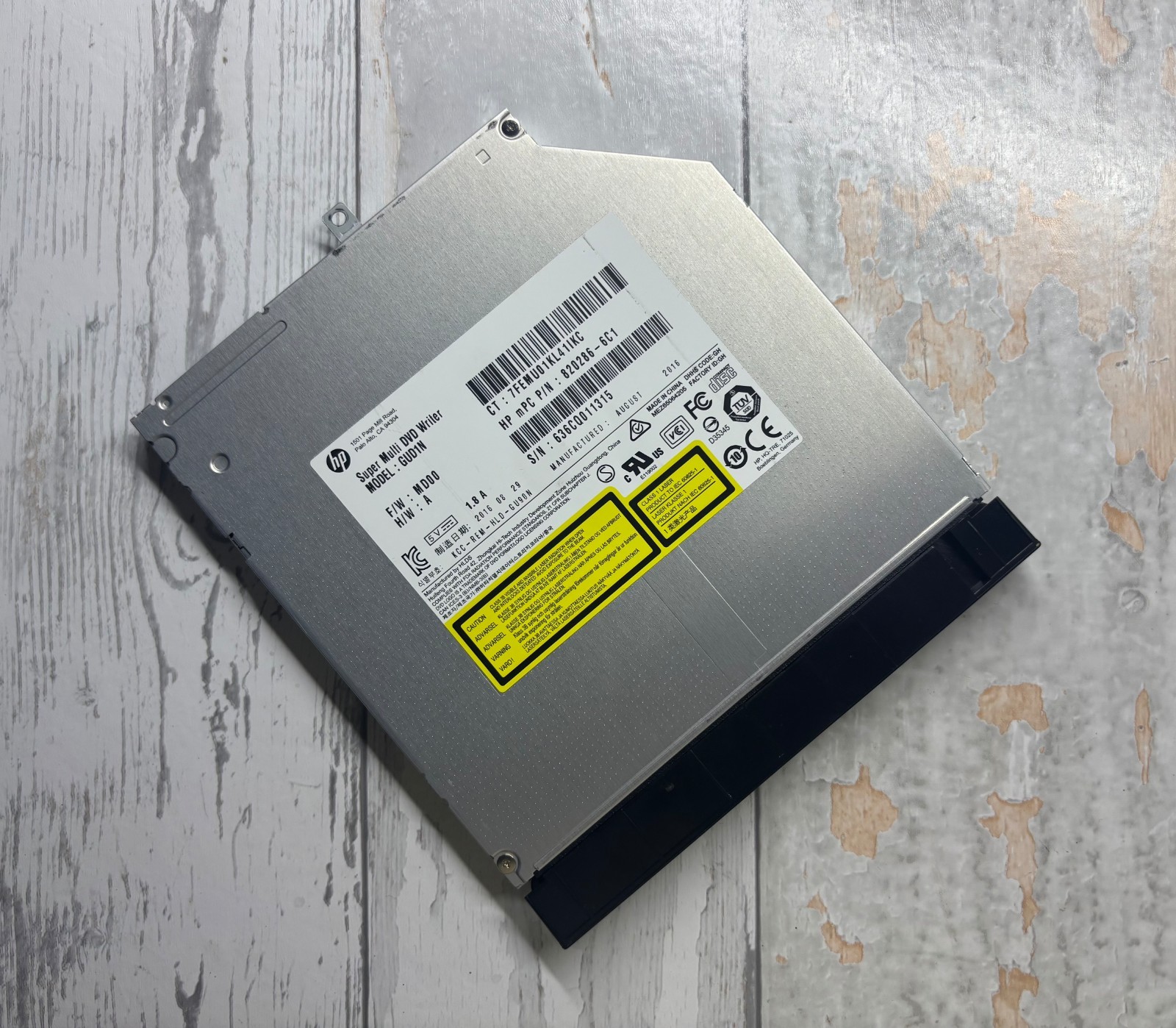 HP 15-ay037nc Super Multi DVD Writer GUD1N 858505-001 SATA 9.5mm OEM Tested