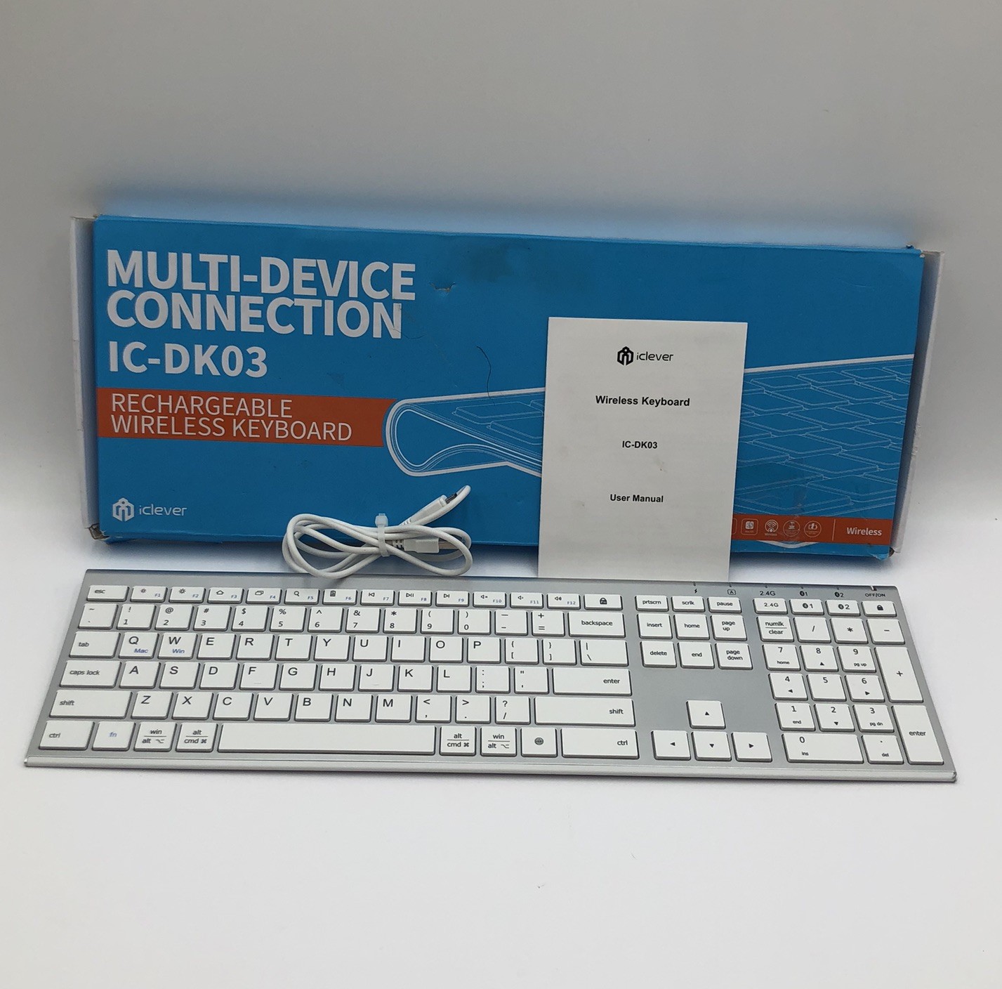 Bluetooth Keyboard – Wireless Freedom, Premium Precision - iClever DK03
