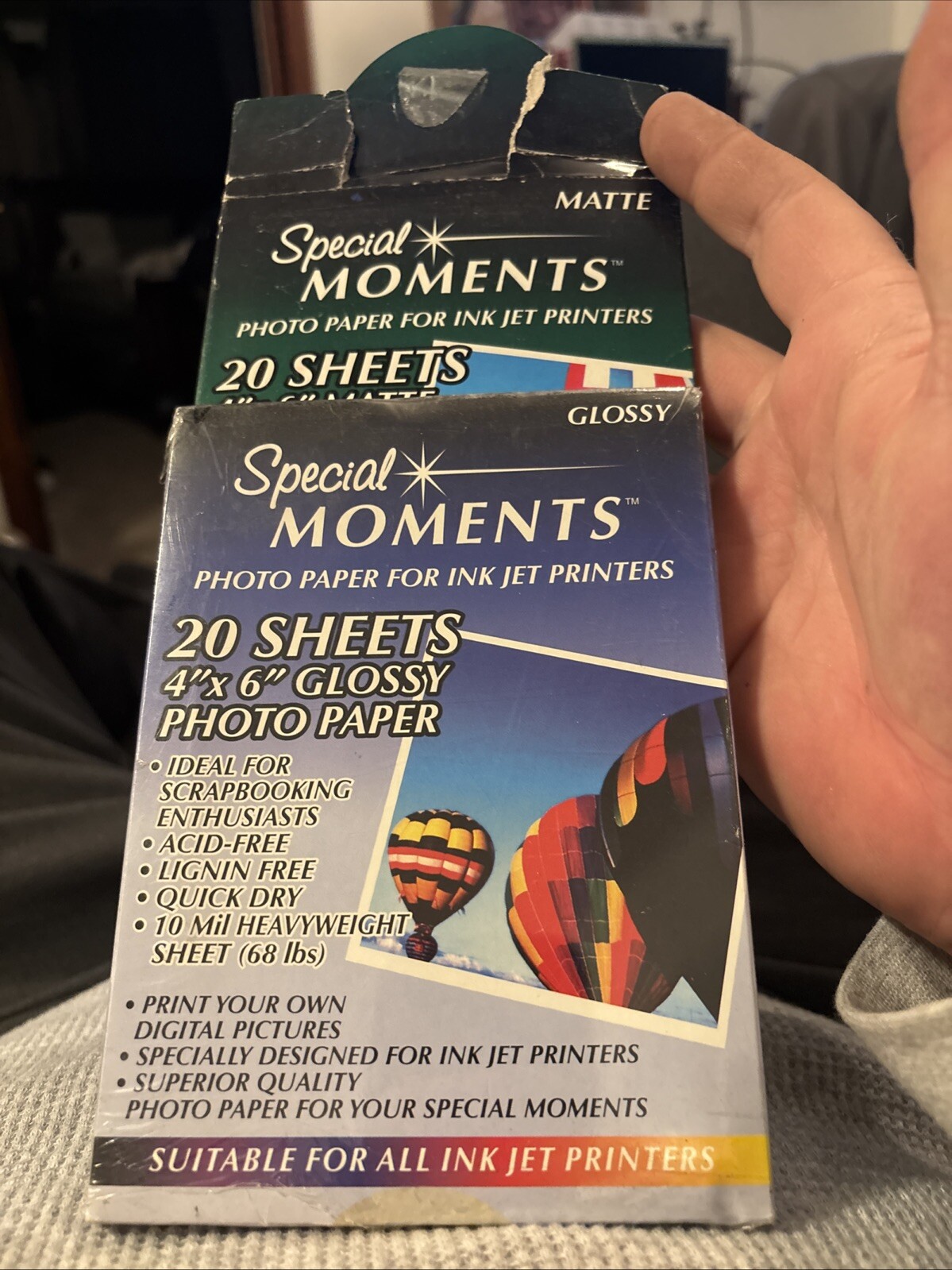 Special Moments Digital Photo Paper Ink Printer Glossy & Matte 20 Sheets 4 X 6