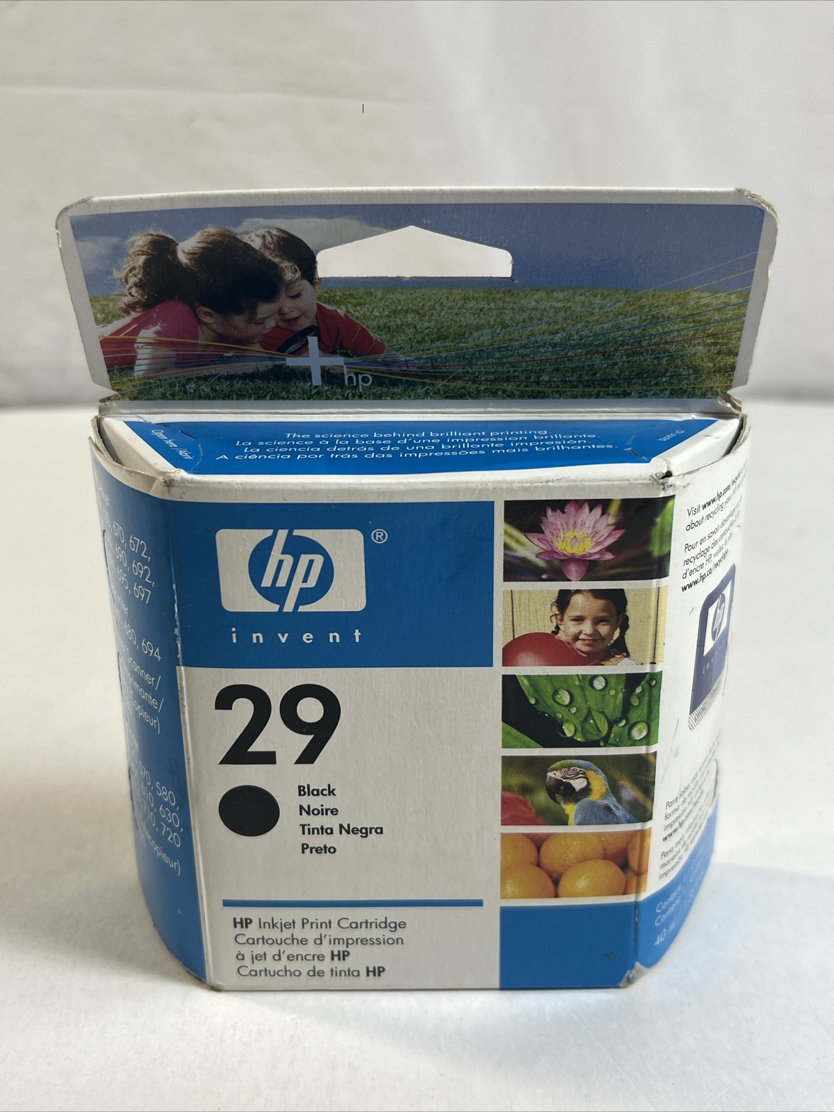 Genuine HP 29 Black Ink Cartridge 51629A Expired 2008 Still Sealed