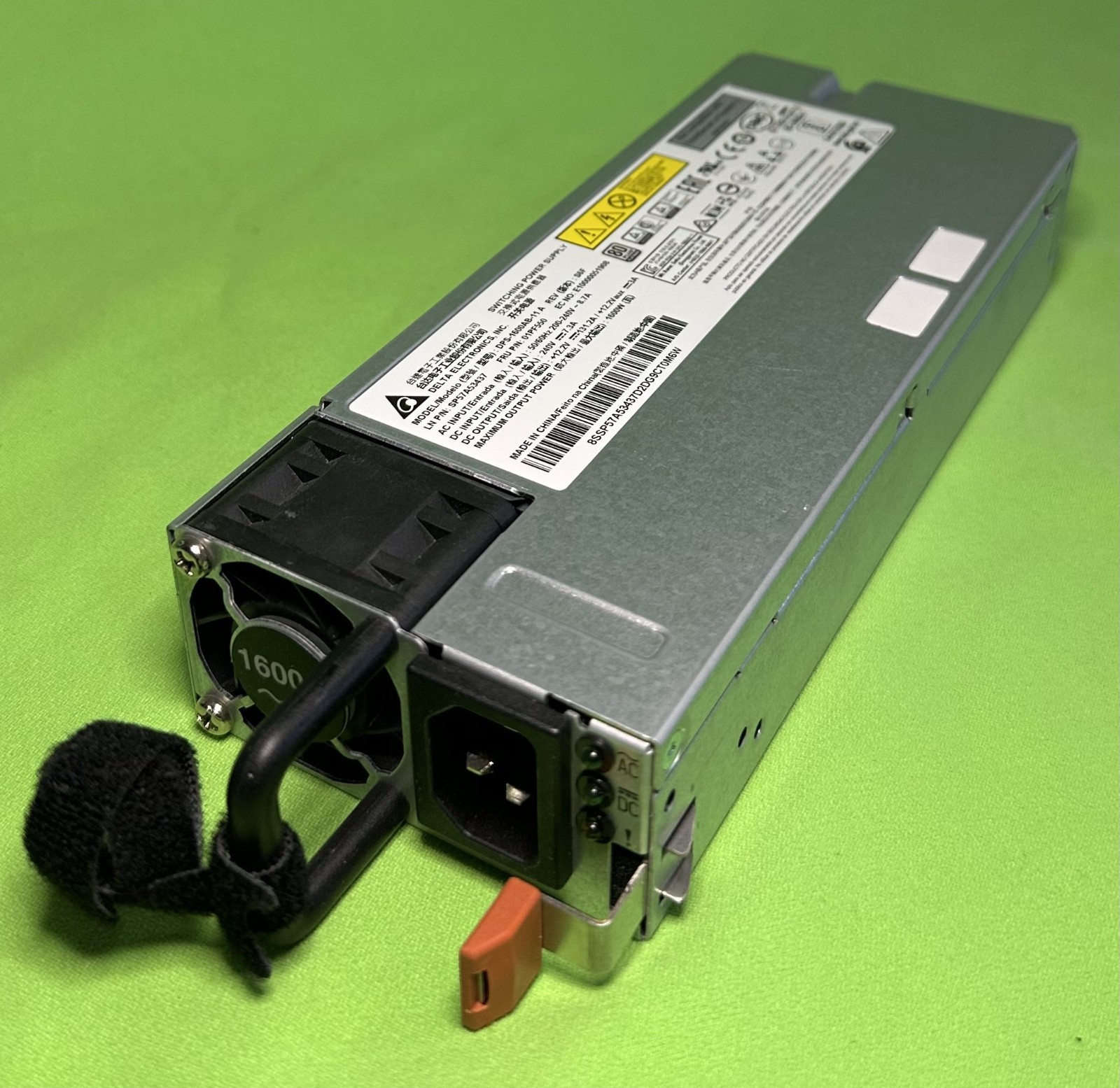 LENOVO THINKSYSTEM SR650 1600W PLATINUM HOT SWAP PSU 01PF550 DPS-1600AB-11