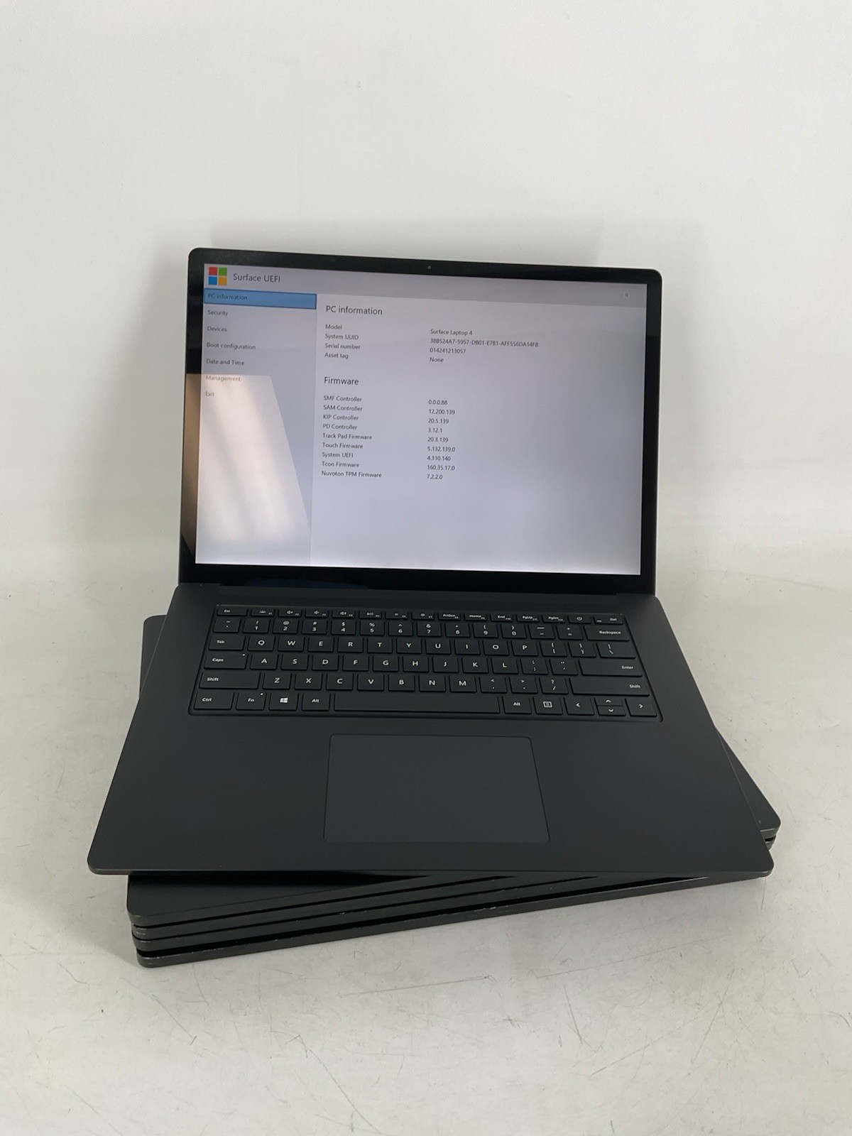 LOT OF 5 Microsoft Surface Laptop 4 15" Touch Ryzen 7 16GB 512GB NVMe No OS Read