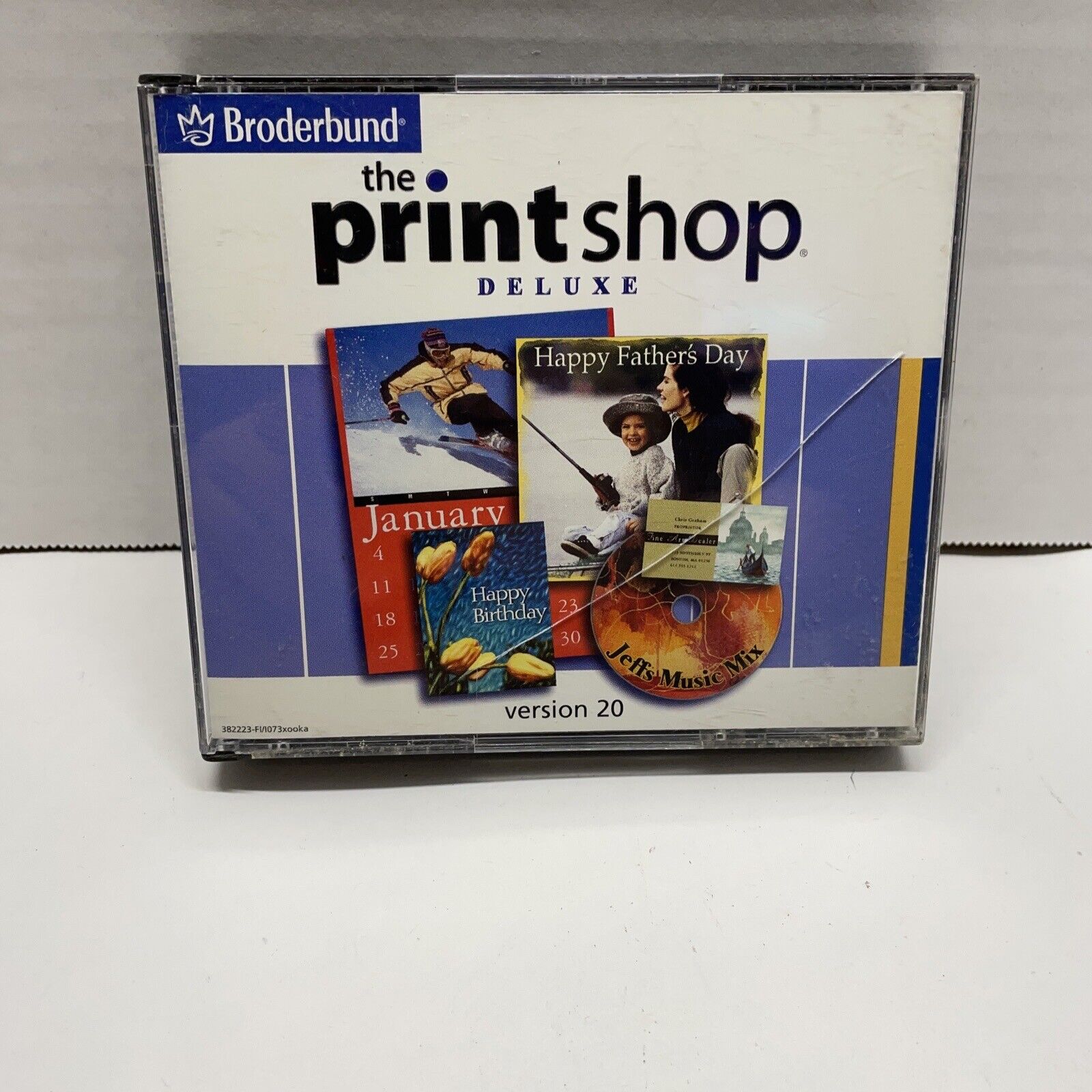 The Printshop Deluxe Version 20 By Broderbund Windows PC 4-Disc Set