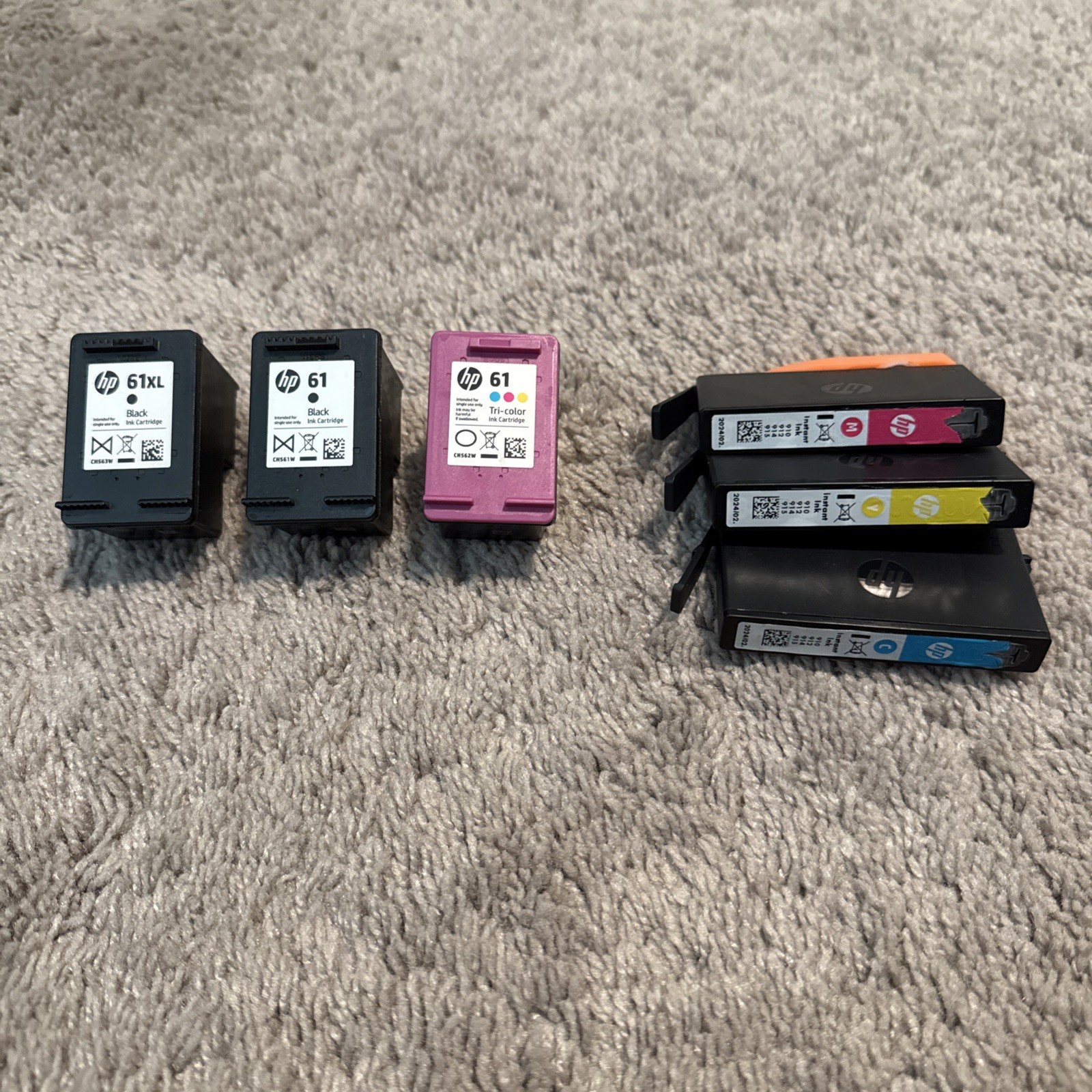 Used Ink Cartridges - Empty - Lot Of 6