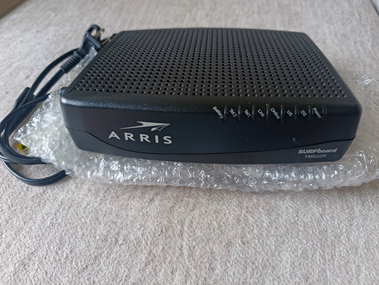 ARRIS SURFboard TM822R DOCSIS 3.0 Cable Modem Black 1 LAN 2 Phone 343 Mbps