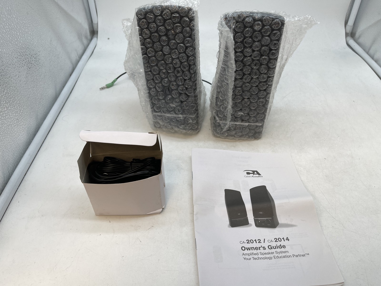 NEW Cyber Acoustics CA-2014 Multimedia Desktop Computer Speakers for PC Free S/H