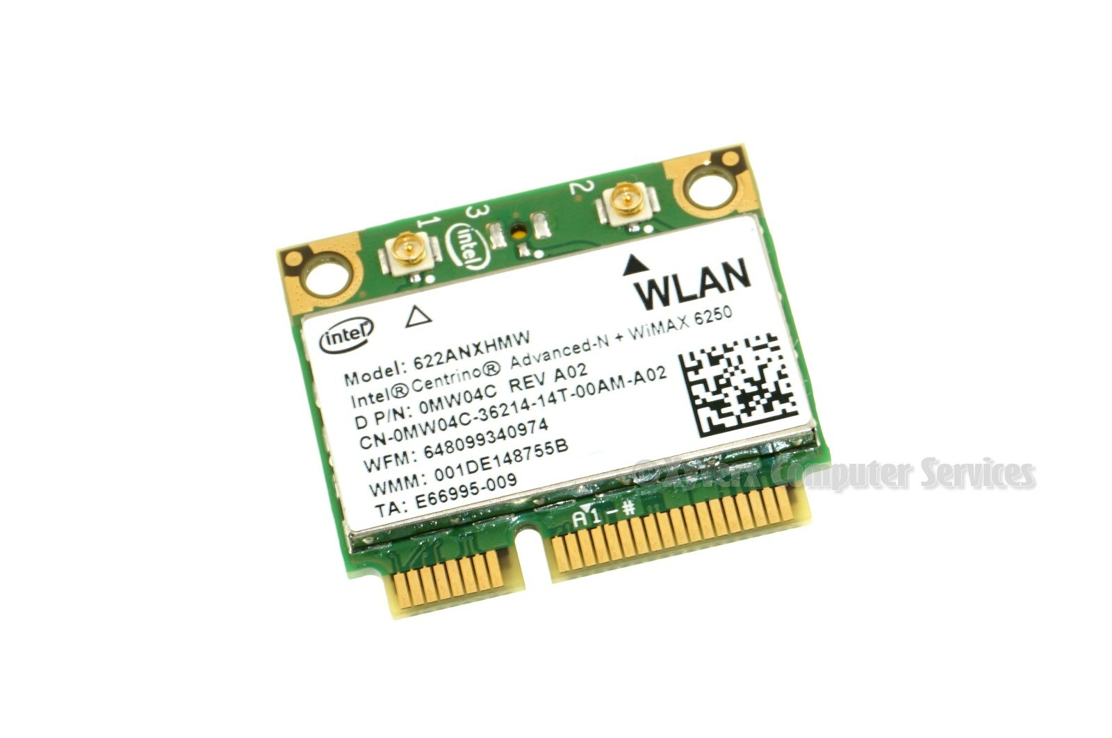 MW04C 622ANXMW GENUINE DELL WIRELESS CARD  INSPIRON 11Z 1121 P07T (CB73)