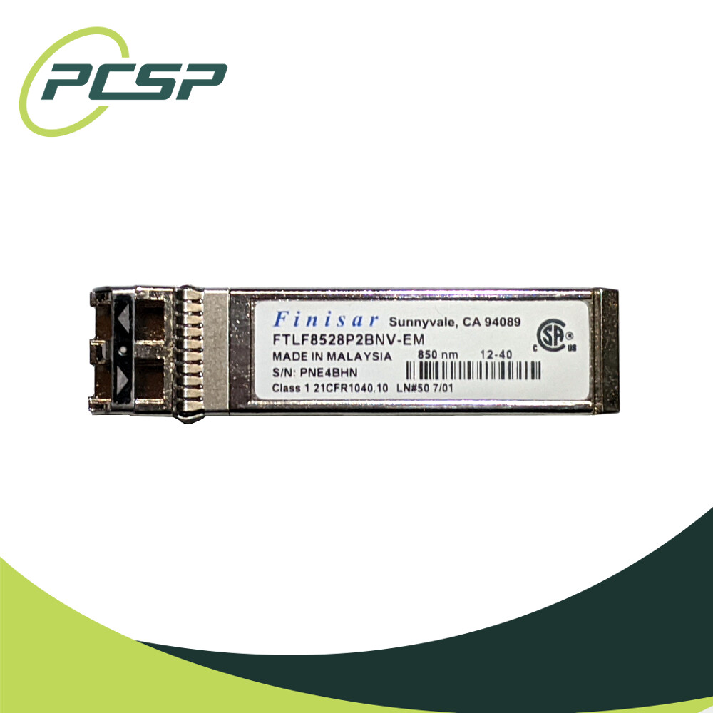 Lot of 100 Finisar 8G FC SFP+ SW Transceiver Module 850nm FTLF8528P2BNV-EM