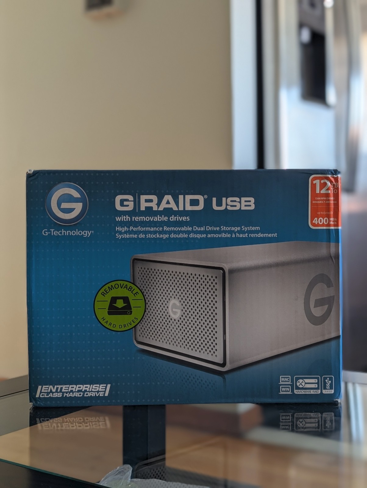 G-Technology 12 TB (2x6TB) G-Raid USB Dual-Drive Storage System - 0G04077