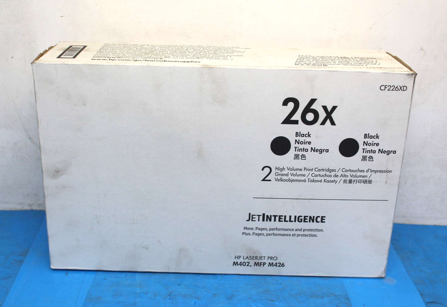 HP 26X Black High Yield Toner Cartridge CF226XC New Sealed T9-C4