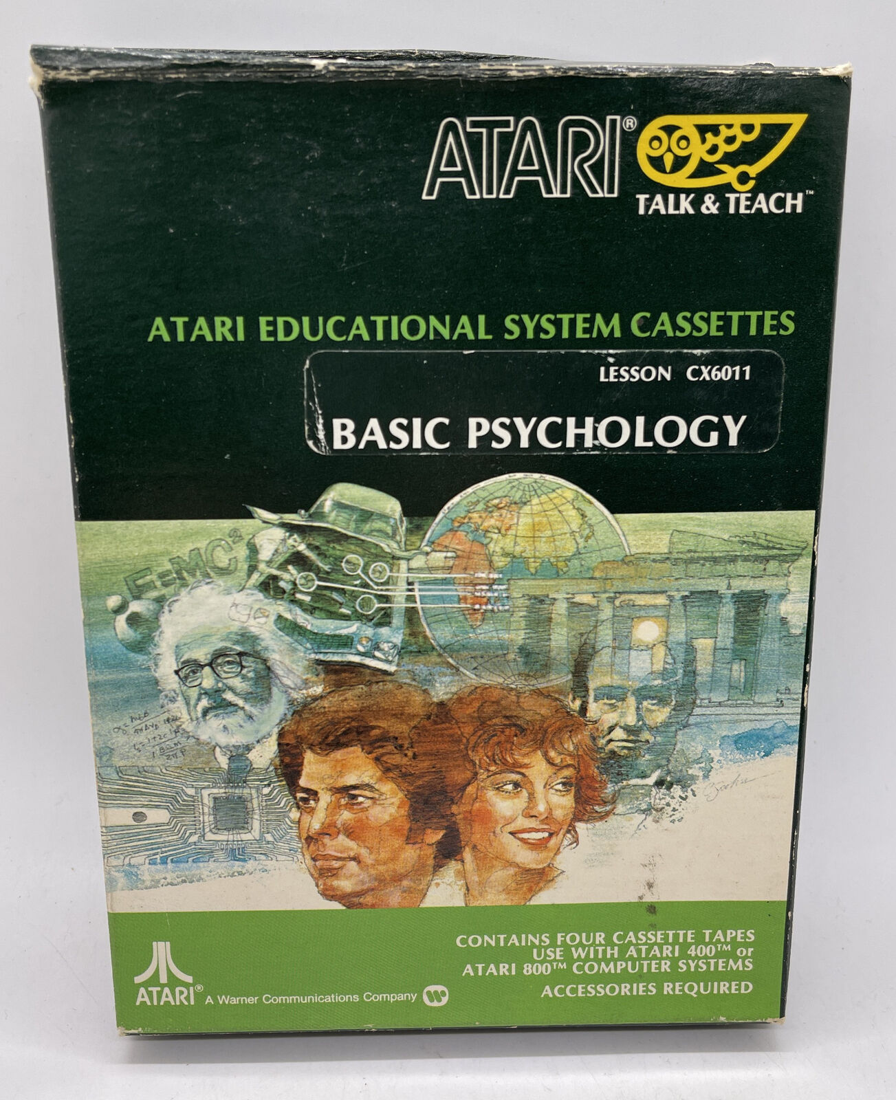 Atari Talk & Teach 400 / 800 Educational Cassettes - Basic Psychology CX6011
