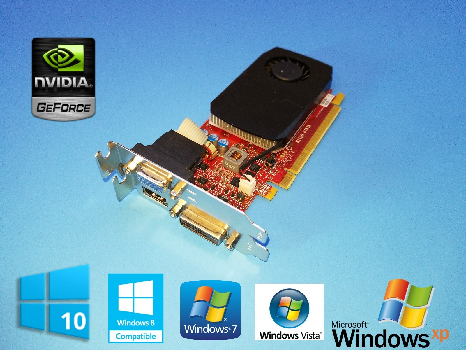 OPTIPLEX 380 760 780 790 980 990 SFF 1GB HDMI Half Height Video Card