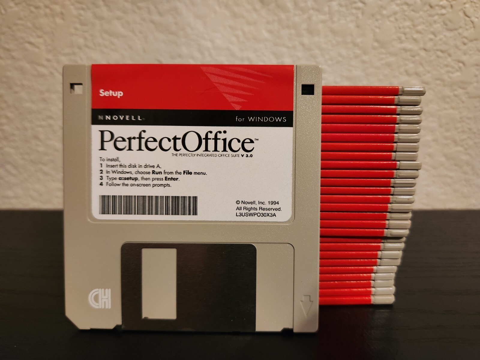 Perfect Office 1994 Floppy Disk Set (Setup & 1-26 programs) UNTESTED 