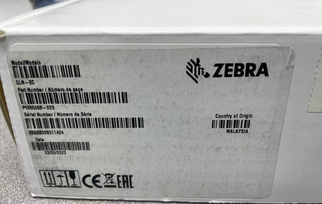 NEW Zebra QLn-EC Single Bay Ethernet Charging Cradle w/ Power Adapter