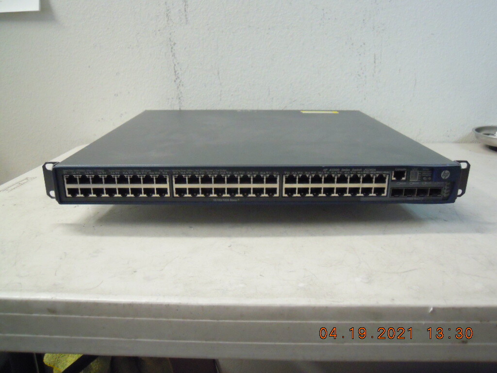JG240A HP A5500-48G-POE+ El Switch w 2 Intff Slt + 2 x LSPM1CX2P Modules *No POE
