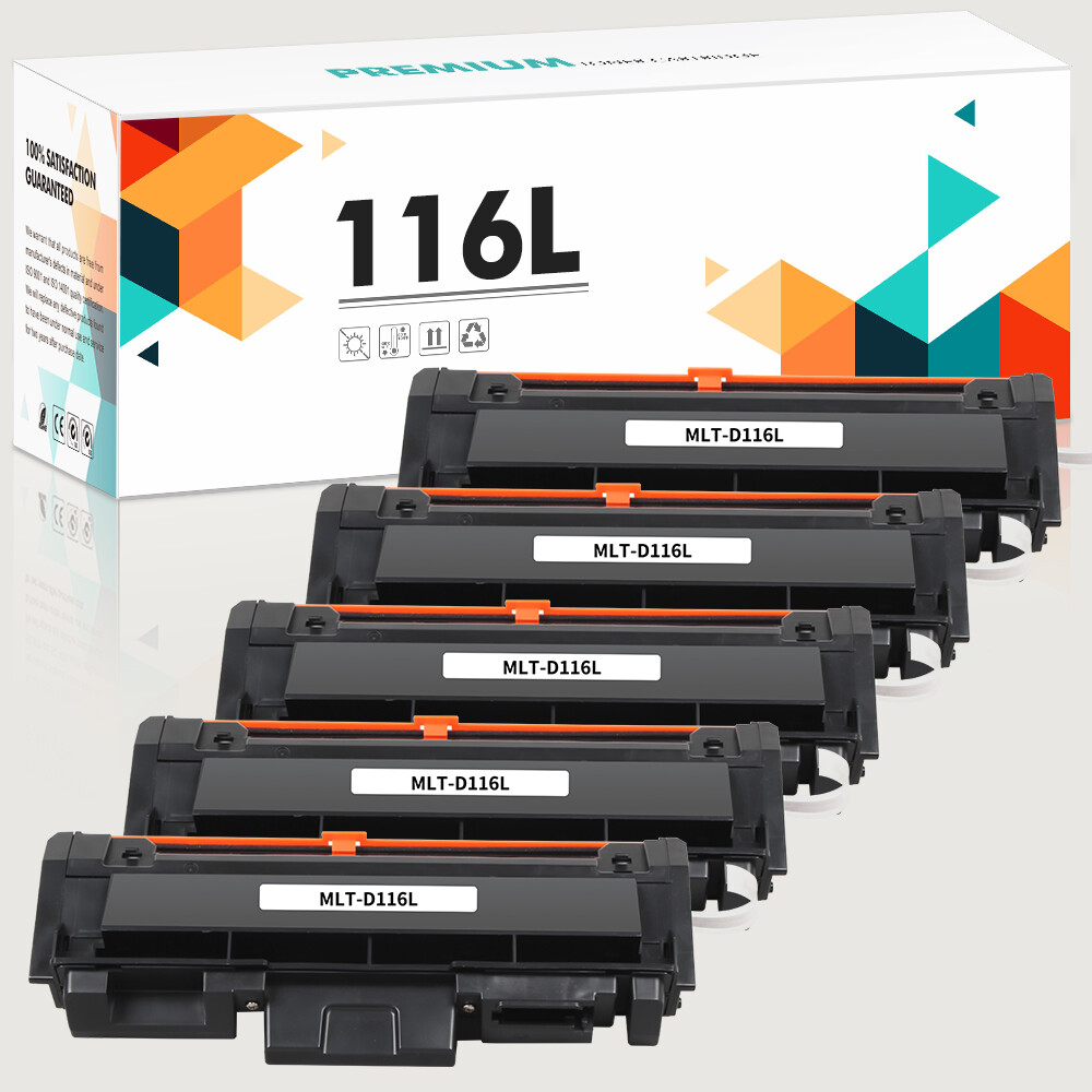 5x MLT-D116L Toner Compatible For Samsung 116L Xpress M2625D M2825DW M2825FD lot
