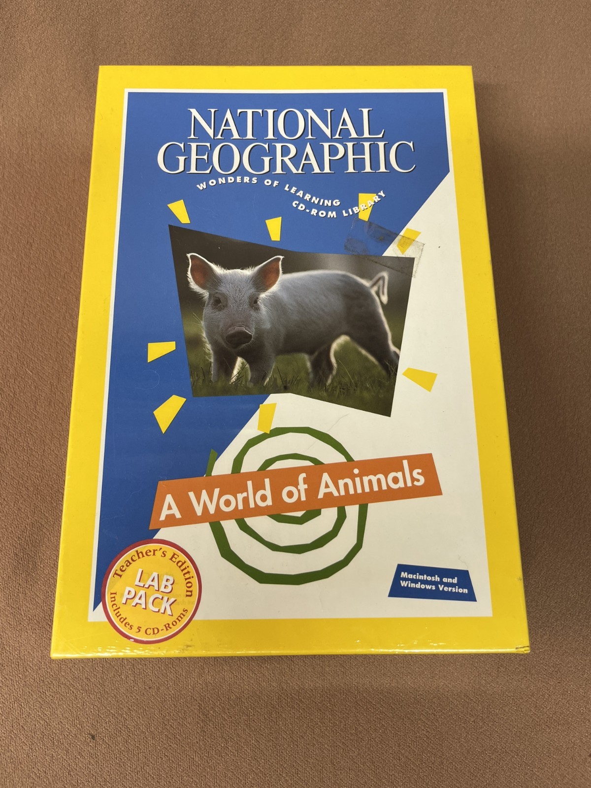 National Geographic-World of Animals -Teacher's Ed - CD-ROM - New Factory Sealed