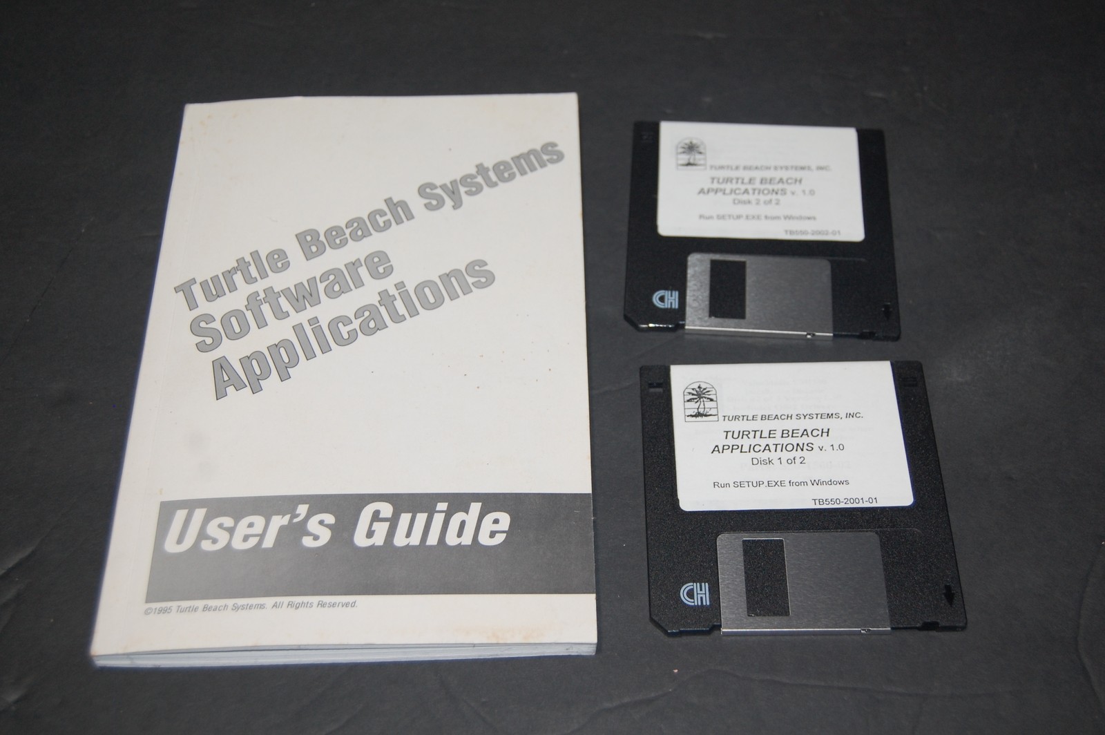 Turtle Beach Systems Software Applications v1.0 Floppy Disk Set & User Guide