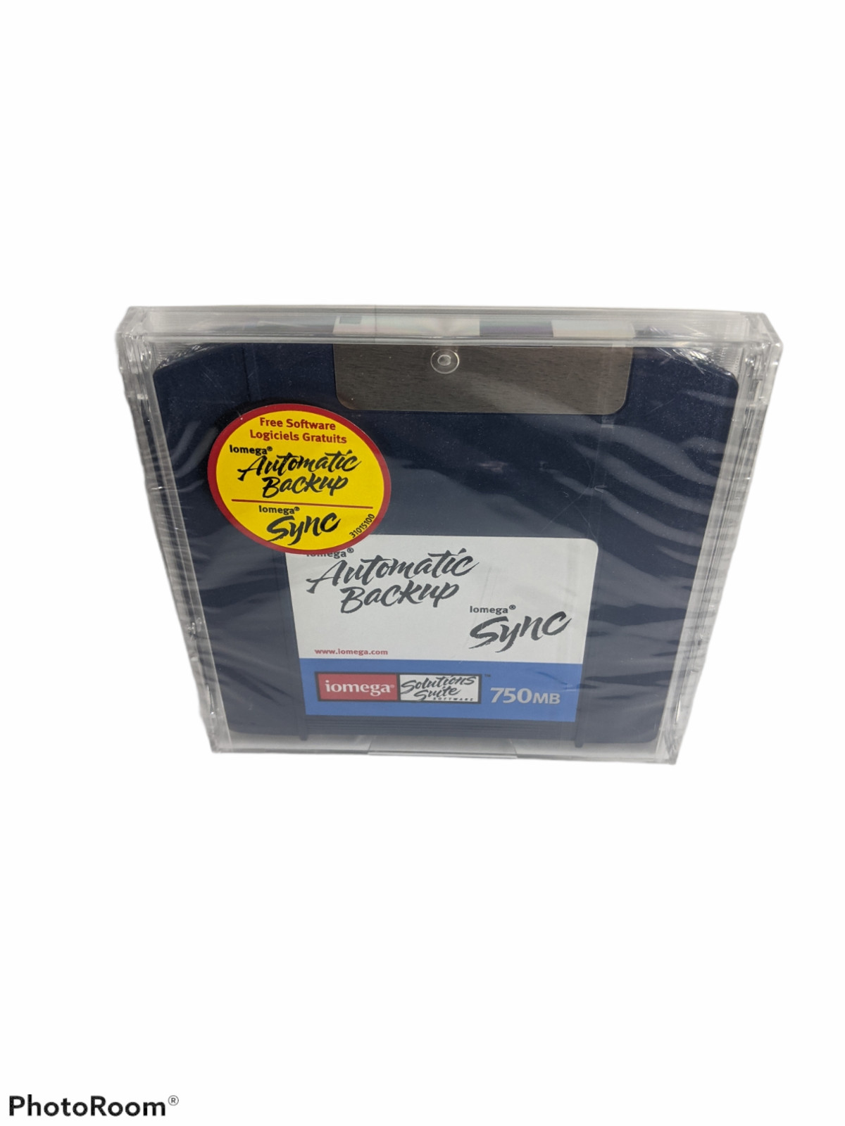 IOMEGA Sync Automatic Backup ZIP DISK 750MB NEW