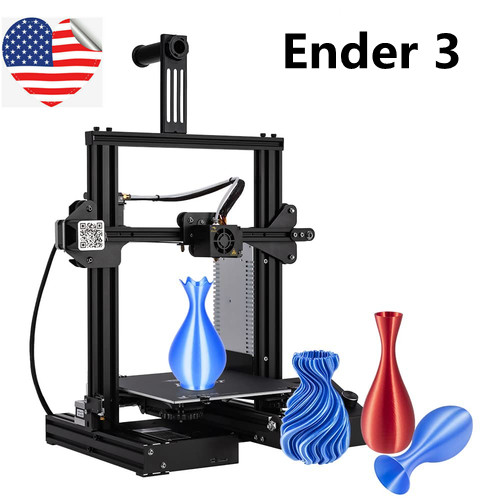 Creality Ender 3 3D Printer DIY Kit Resume Printing 220x220x250mm - Used