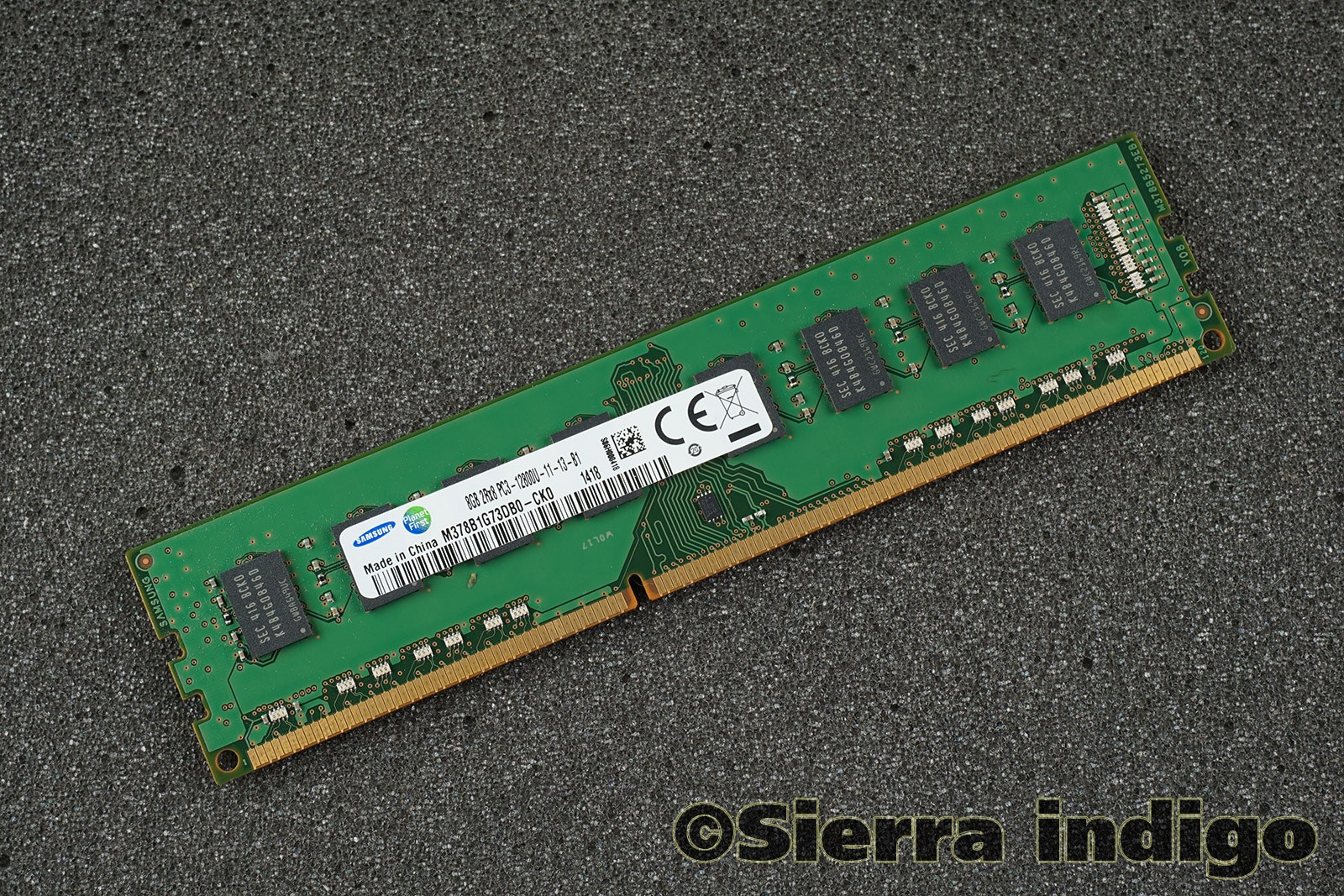 Samsung M378B1G73DB0-CK0 2Rx8 PC3-12800U-11-13-B1 8GB Memory RAM DDR3-1600Mhz