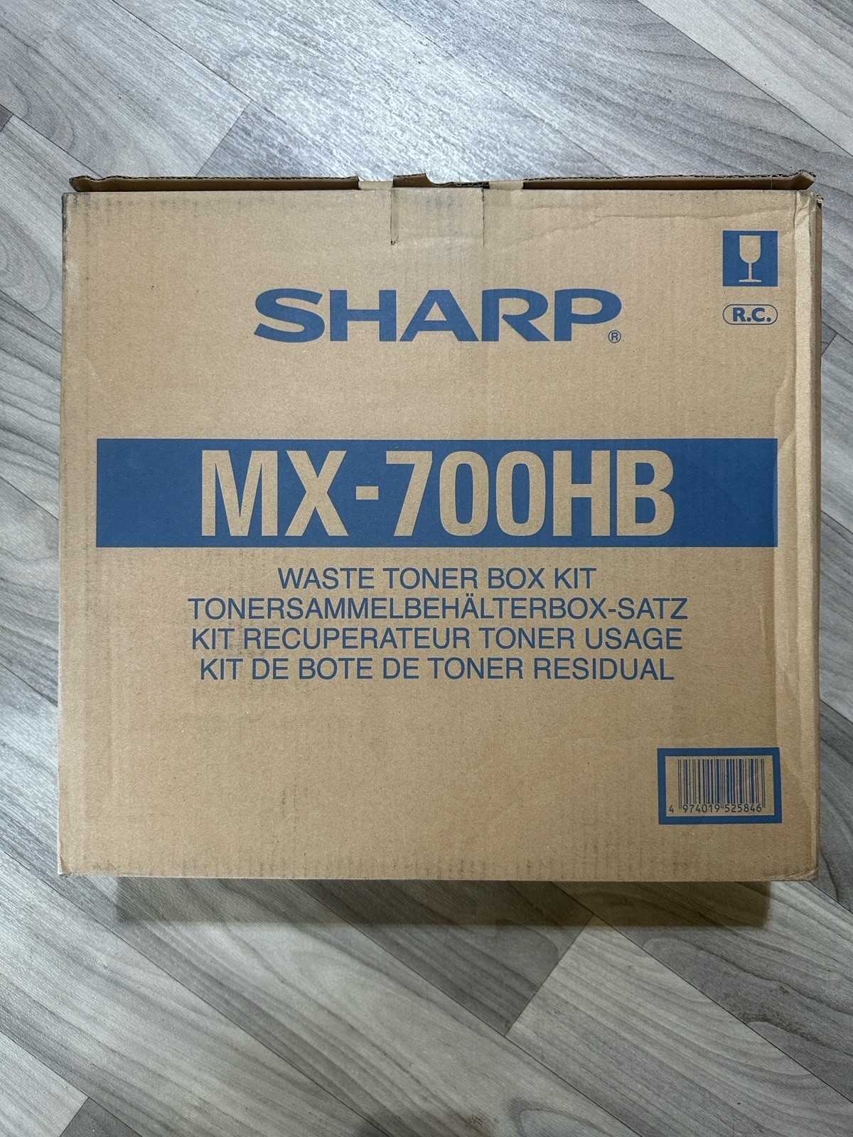 Sharp NIB New Waste Container Box Toner Kit MX-700HB New
