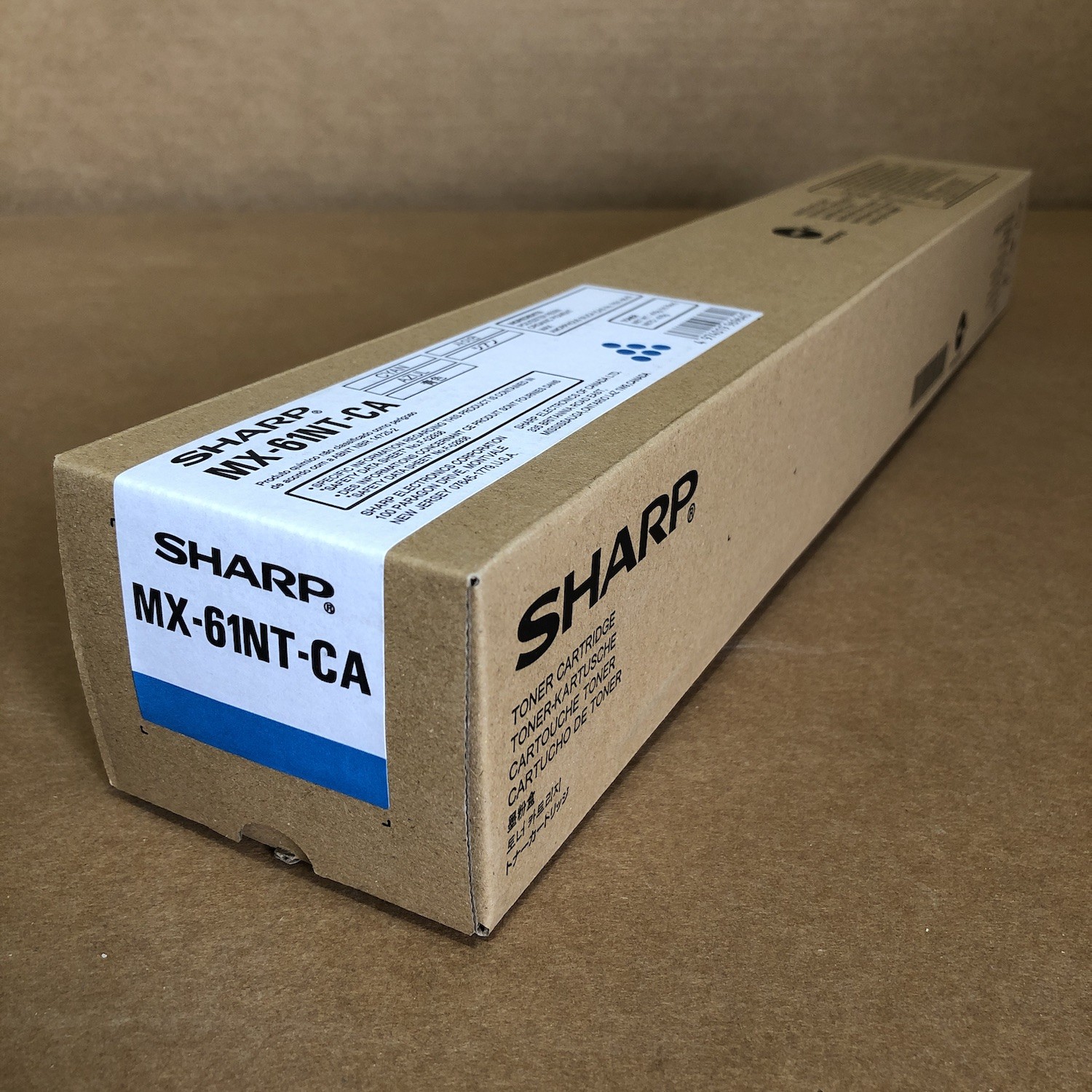 Genuine Sharp MX61NTCA Cyan Toner Cartridge - NEW SEALED