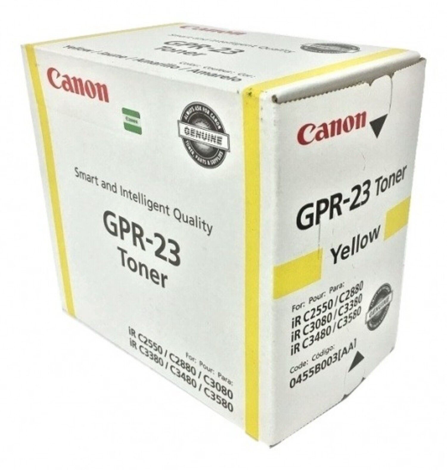 Genuine Canon GPR-23 Yellow Toner