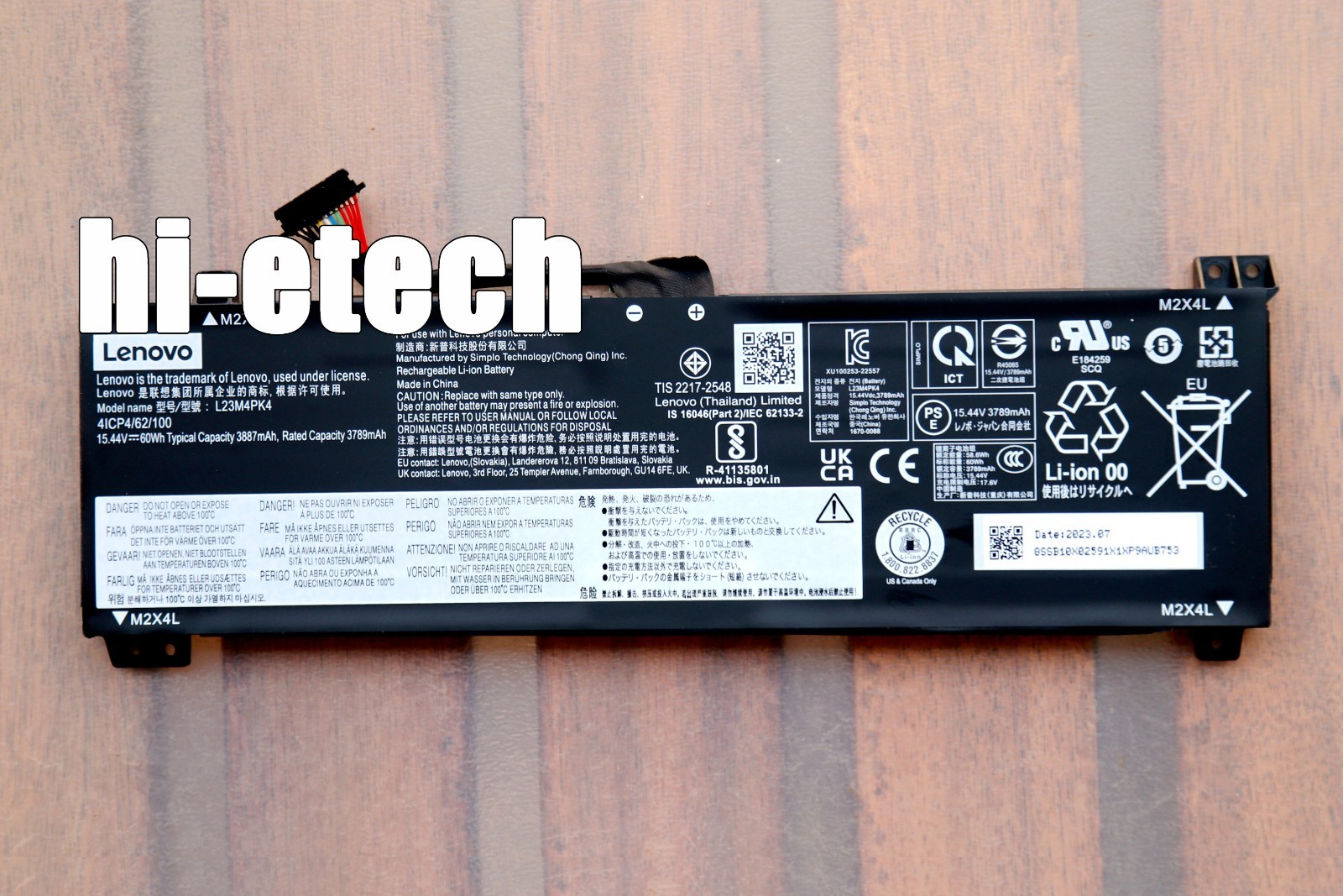 New Genuine L23D4PK4 L23M4PK4 Battery for Lenovo LOQ 15IRX9 15AHP9 15IAX9 15ARP9
