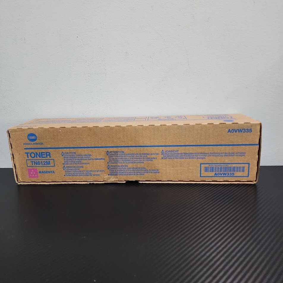 Konica Minolta TN612M A0VW335  Magenta Toner Cartridge