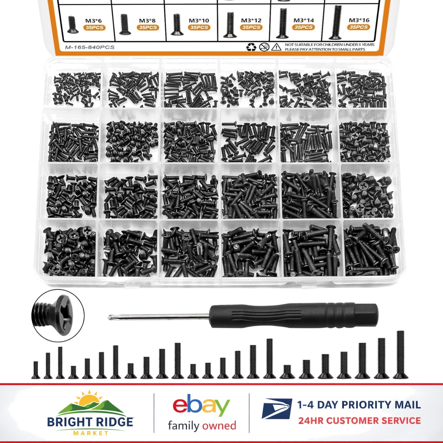 M1.4 to M3 Laptop Screws with Black Oxide Finish for Optimal Performance