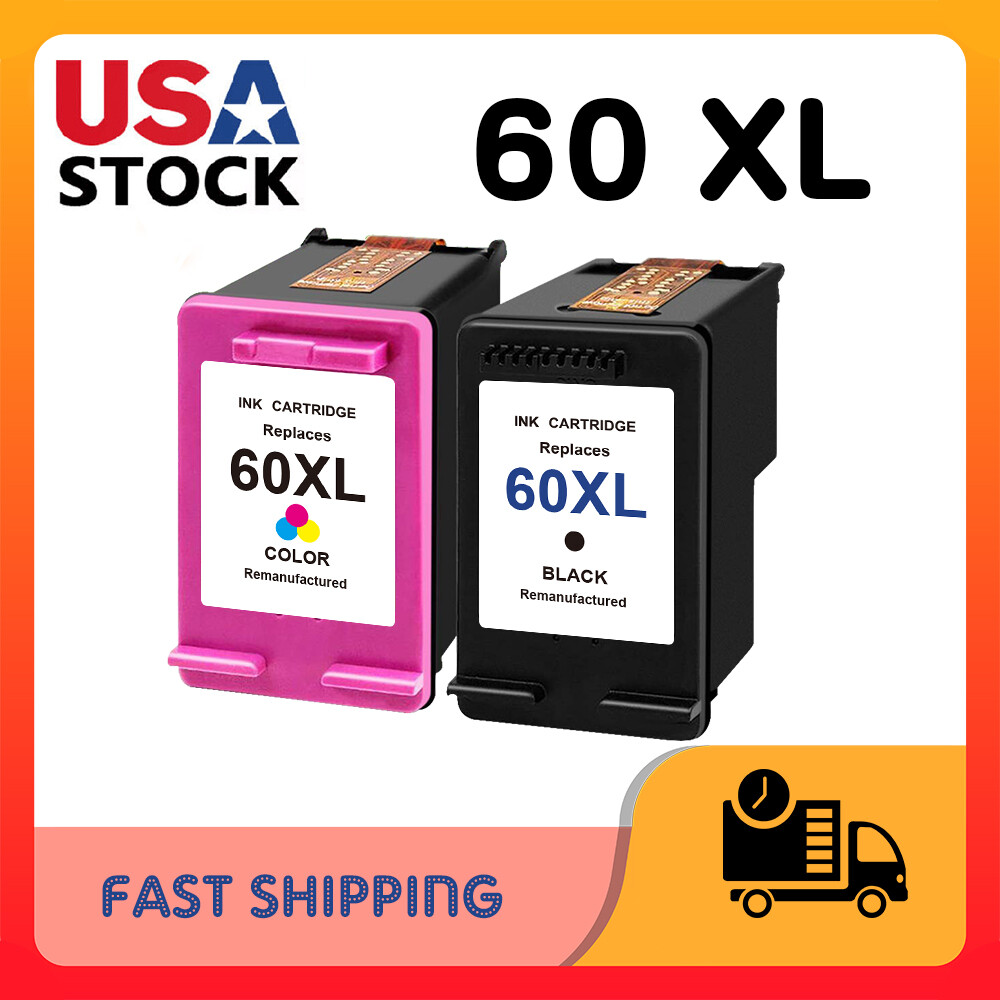 For HP 60 XL 61 XL 63 XL 65 XL Ink cartridge- New Chip