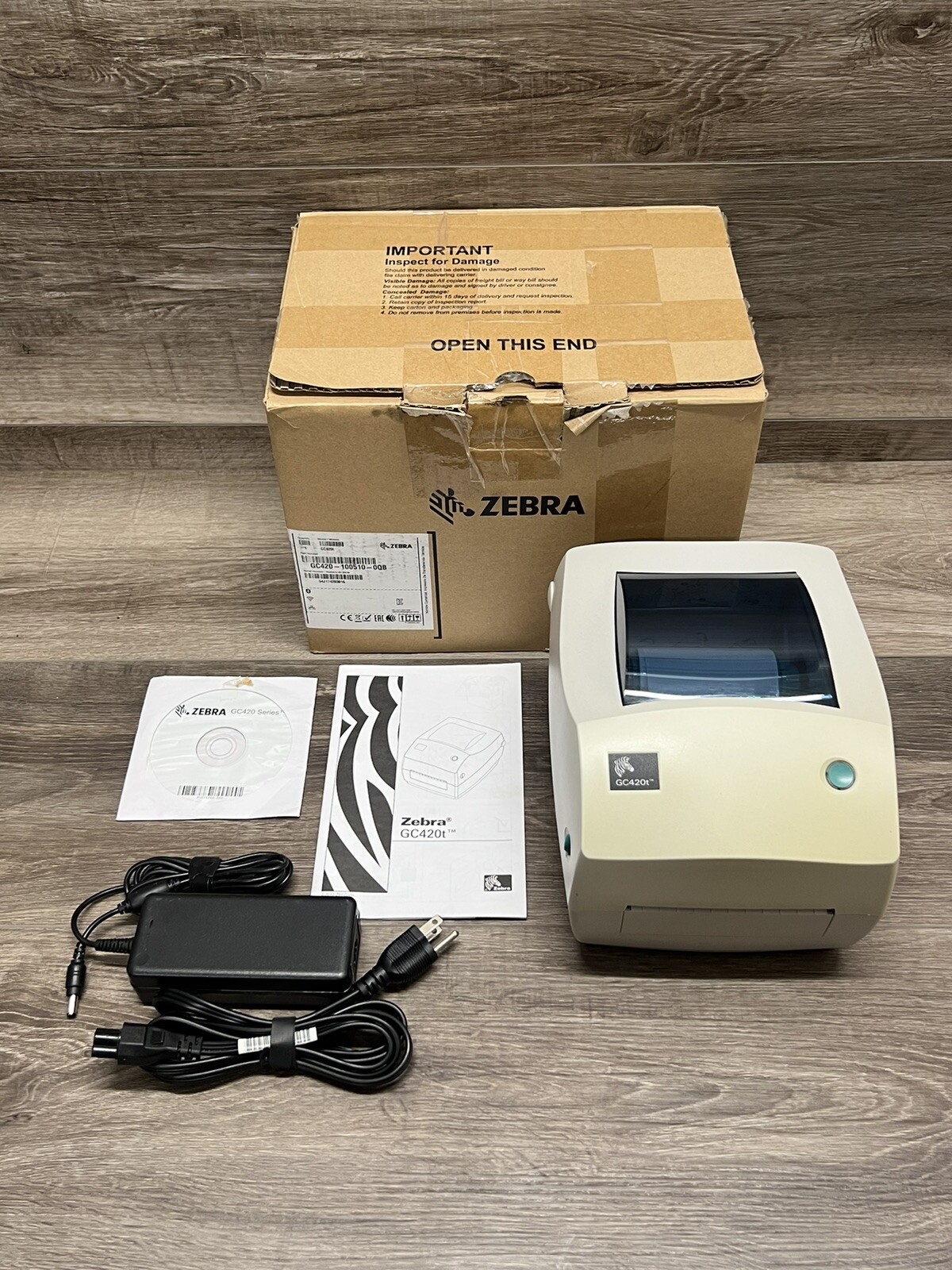 Zebra GC420T Label Thermal Printer USB, Serial, Parallel L1