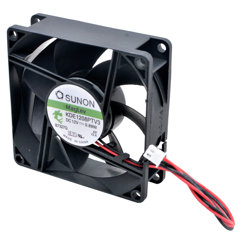 KDE1208PTV3 80mm 8025 DC12V 0.89W Magnetic suspension bearing Silent cooling fan