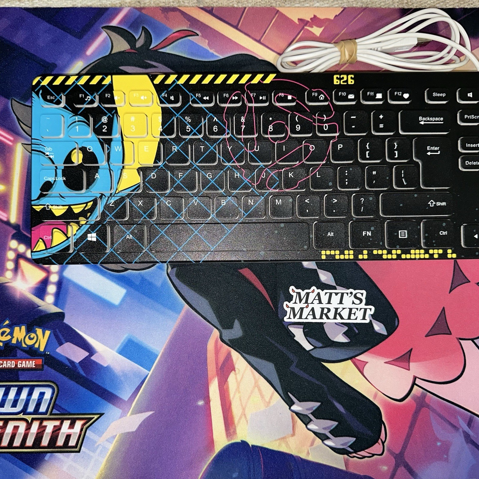 Culturefly Disney Lilo Stitch Wired Soft Touch Keyboard Computer Black