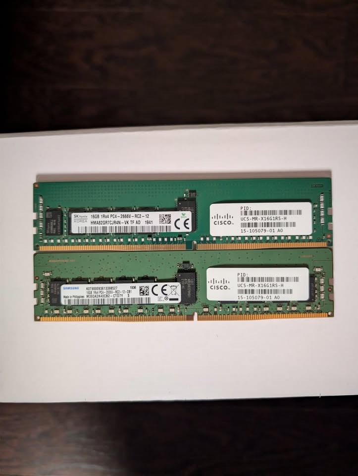 16GB DDR4 PC4-21300 ECC (Cisco UCS Branded)