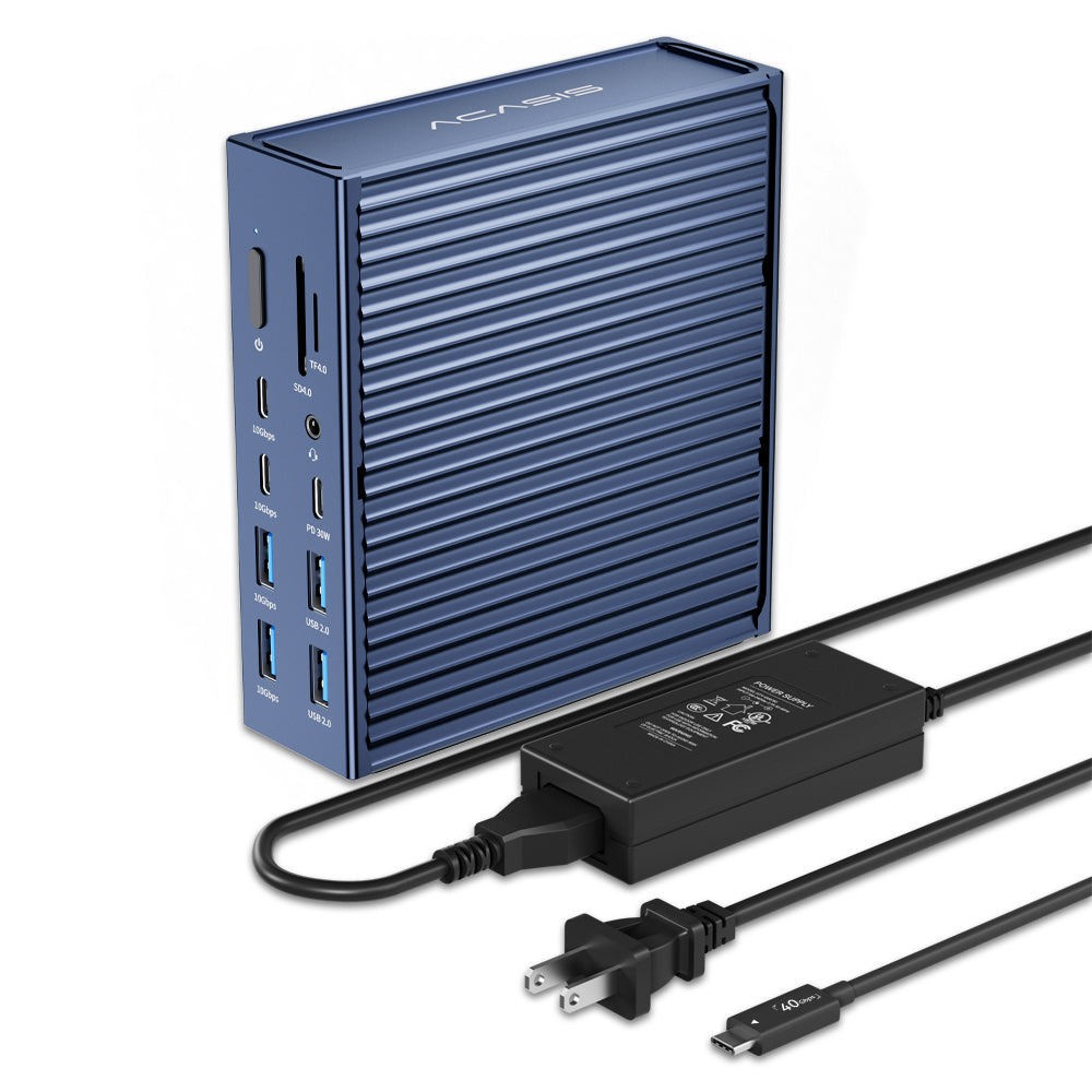 Acasis 21 Port 40Gbps Thunderbolt 4 Docking Station Support 8K Vedio & RJ45 Port