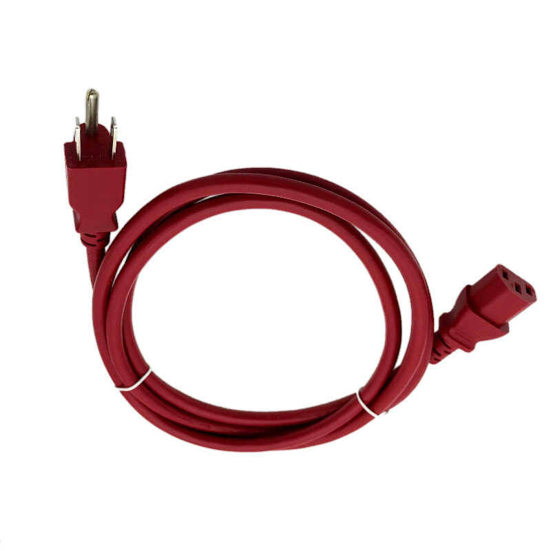 6 Ft Red Power Cable for CURTIS MATHES TV LCD1992A LCD2426A LCD2425A