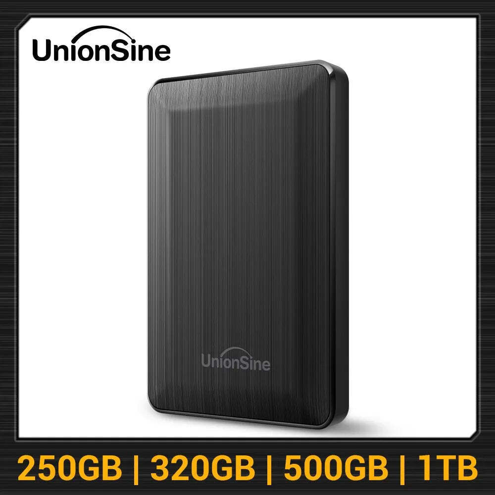 UnionSine HDD 2.5 Inch Portable External Hard Drive 250GB 320GB 500GB 1TB USB3.0