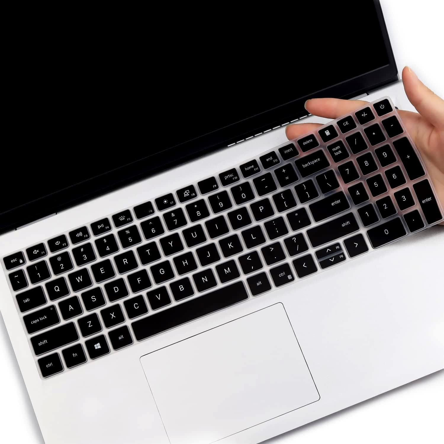 Keyboard Cover for 2026 2025 Dell 15 Laptop DC15250 DC15255 15.6" Dell Inspiron