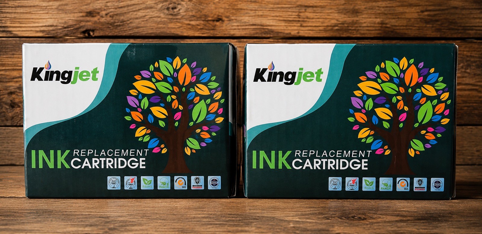 2x Kingjet LC401/LC401XL Ink Cartridges for Brother MFC-J1010DW J1012DW J1170DW 