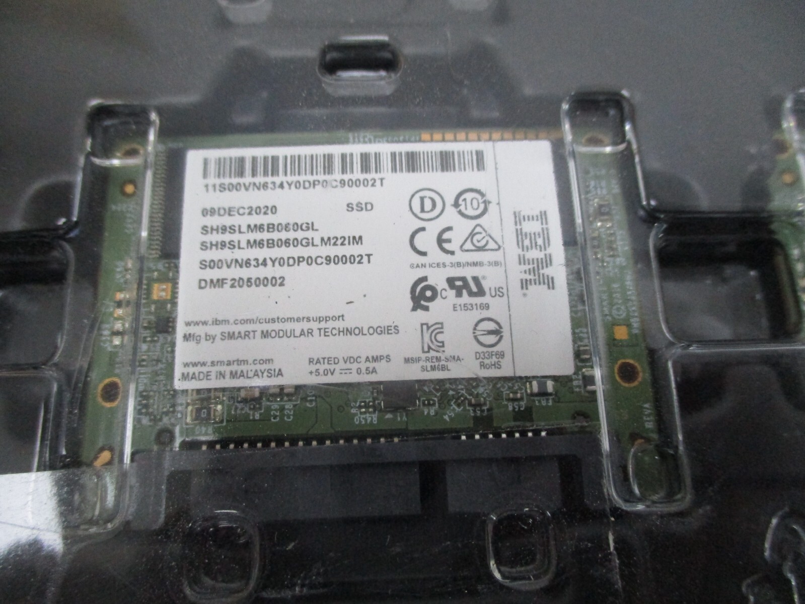 IBM 00VN634 SH9SLM6B060GLM22IM 60GB SSD SATA SLIM MLC