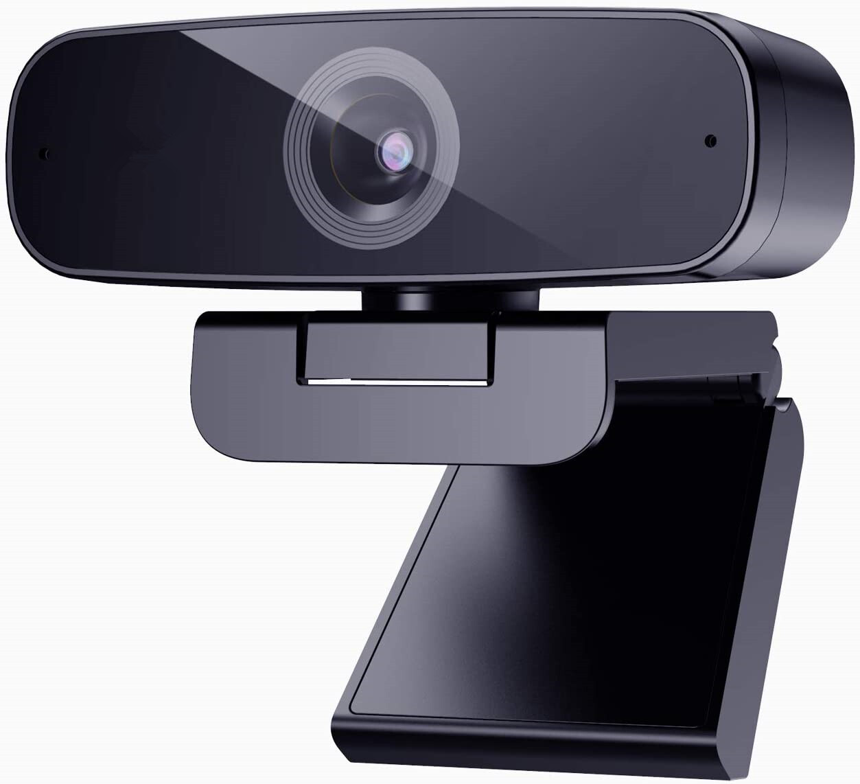Webcam 1080p Full HD, Live Streaming Camera with Noise Reduction Microphone