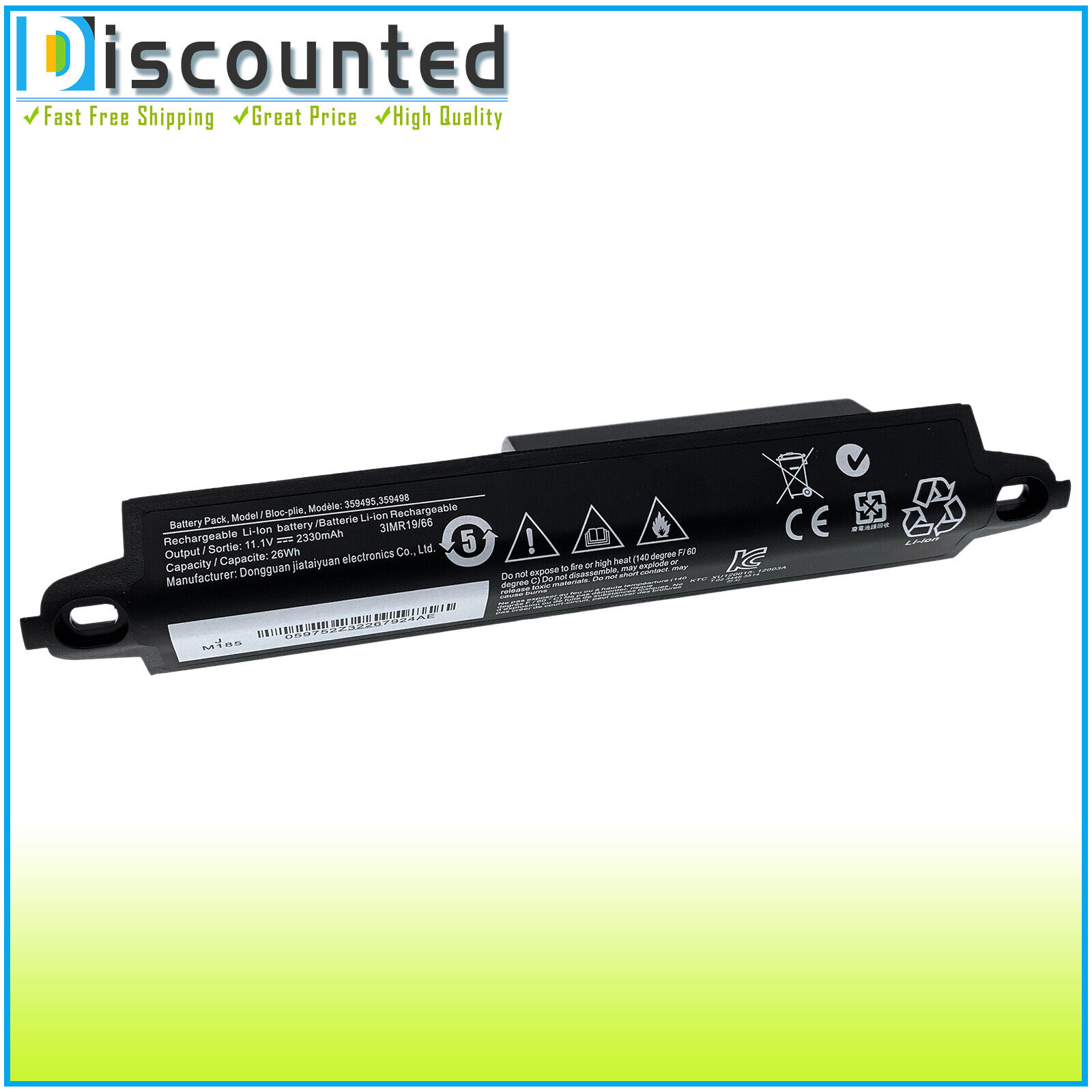 Battery for SoundLink II III 404600 330107A 359498 330107 330105 330105A 359495