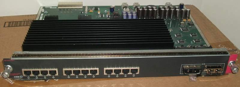 Cisco Catalyst WS-X4412-2GB-T 73-4838-01 12 Port 1000BASE-T RJ45 2 GBIC