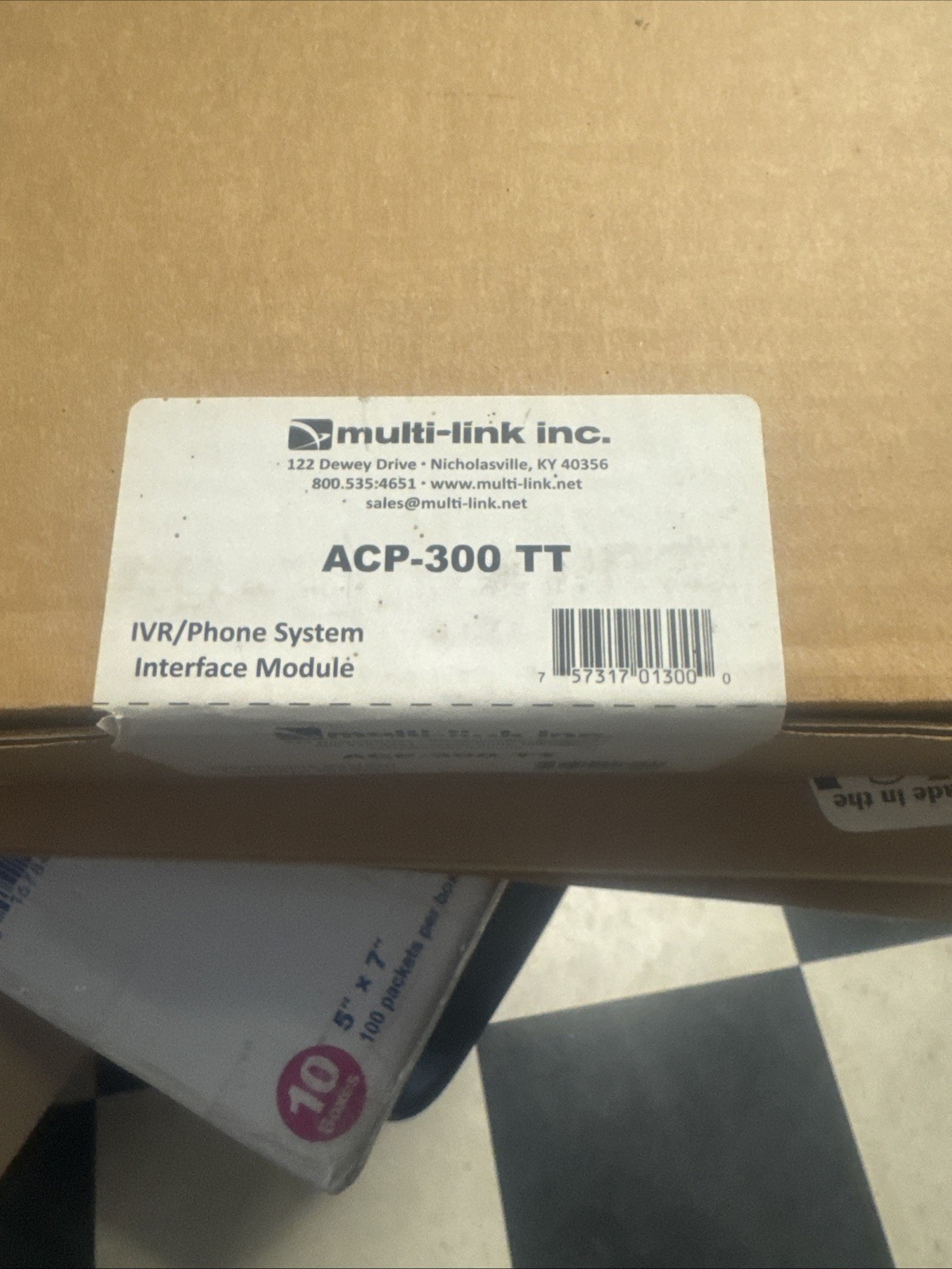 MULTI-LINK ACP-300 TT IVR/Phone System Interface Module Brand New Open Box